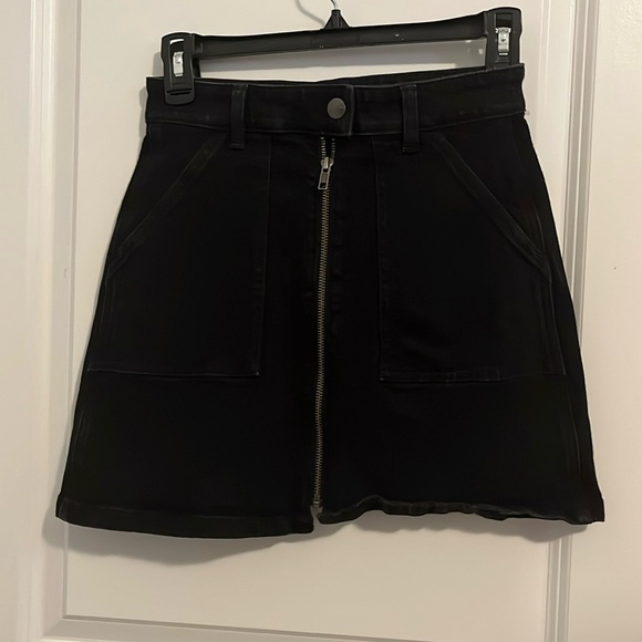 Madewell Dresses & Skirts - Madewell Black Denim Mini Skirt